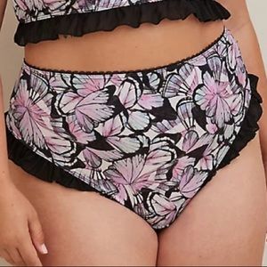 NEW torrid high rise ruffle thong panty